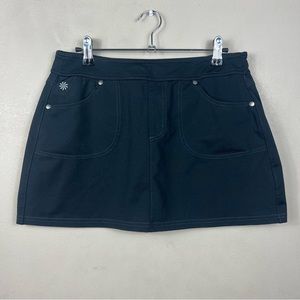 Athleta Black Mini Running Tennis Skirt